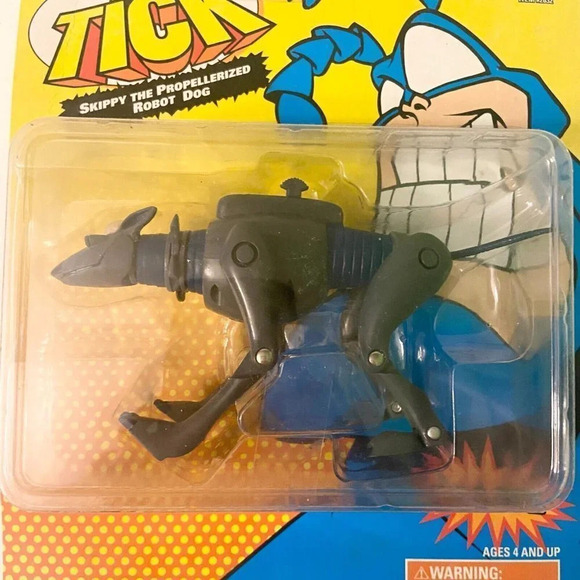 Vintage 1995 The Tick Skippy Propellerized Robot Dog Figure Bandai Series 2 - Picture 2 of 13